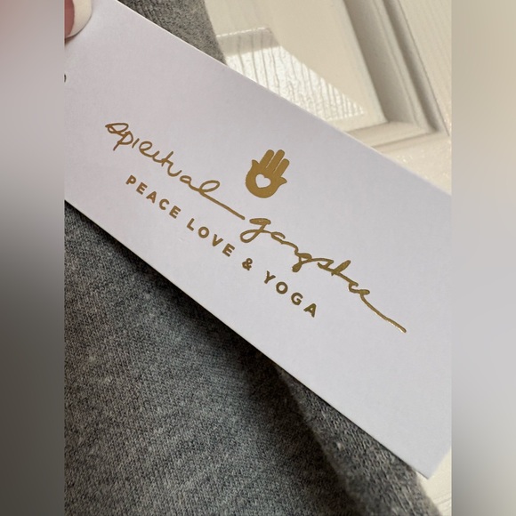 Spiritual Gangster Shine Sol Sweatpants Gray ✨NWT NEW $148 Sml - Picture 10 of 11